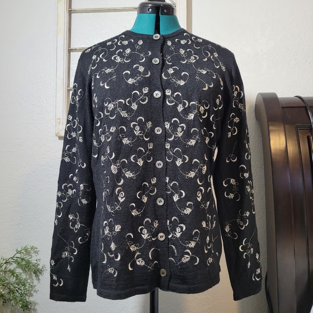 Vintage Pendleton Wool Blend Button Up Cardigan S… - image 1